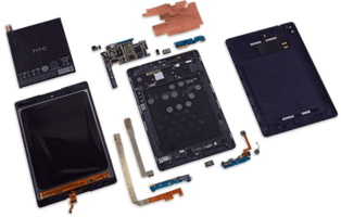 разобранный планшет