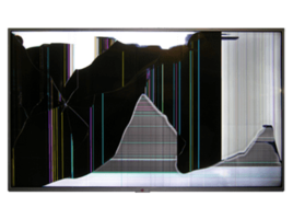 неисправная матрица телевизора